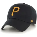 svart-bojd-keps-pittsburgh-pirates-mlb-clean-up-fran-47-brand