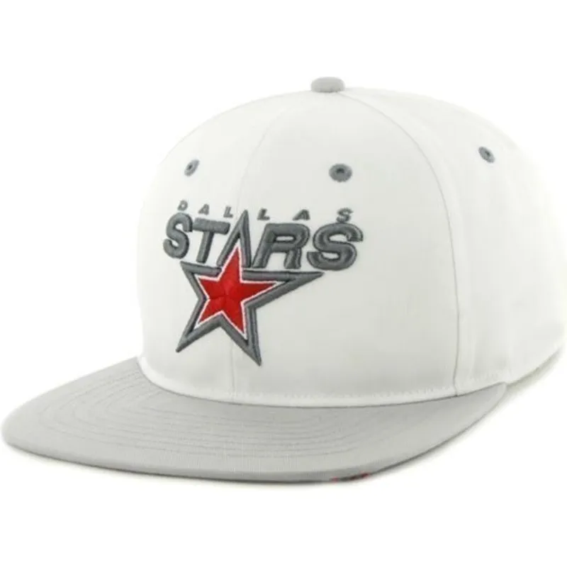 kepsar-plana-vit-snapback-fran-dallas-stars-nhl-av-47-brand