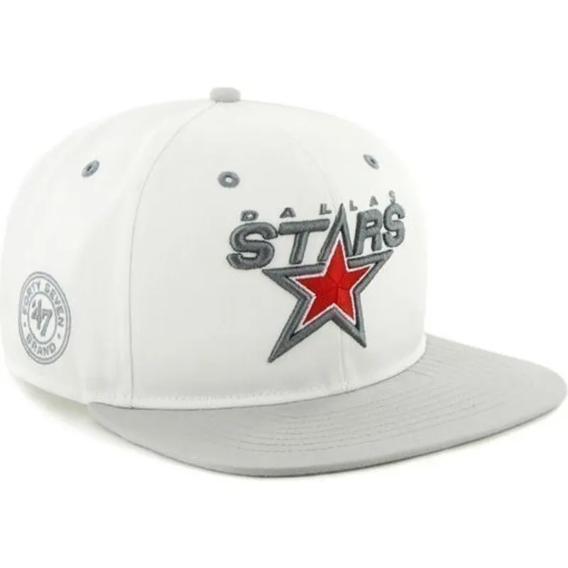 kepsar-plana-vit-snapback-fran-dallas-stars-nhl-av-47-brand