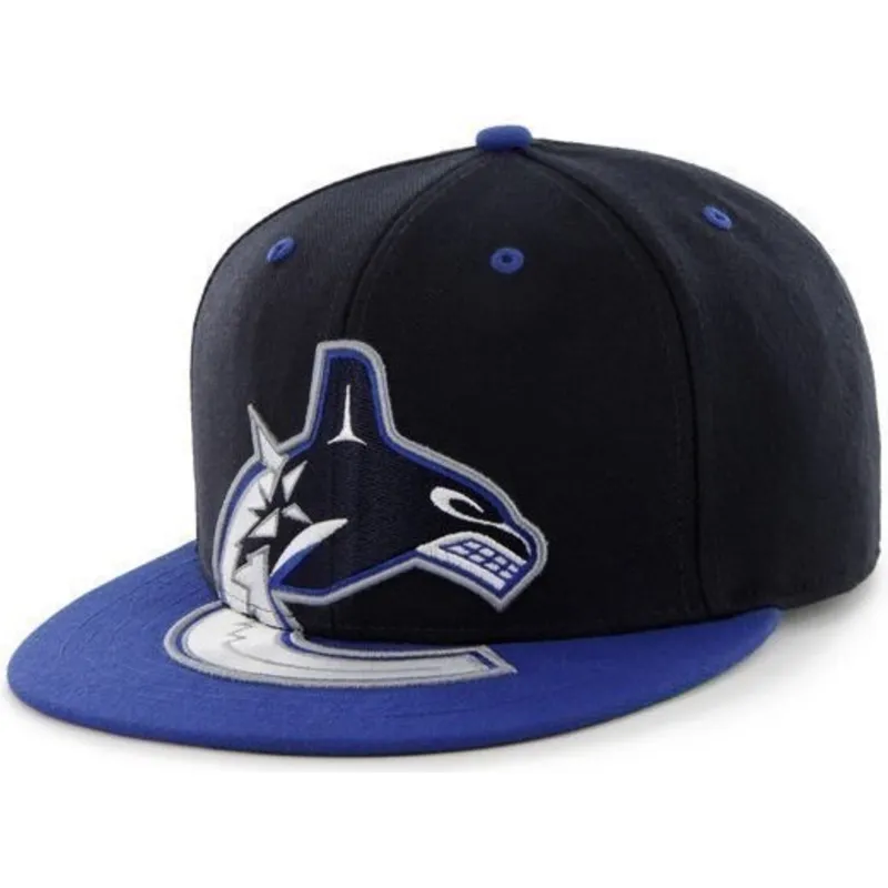 kepsar-plana-svart-snapback-fran-vancouver-canucks-nhl-av-47-brand
