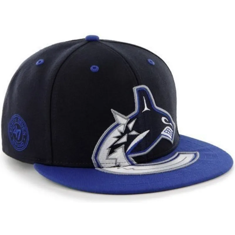 kepsar-plana-svart-snapback-fran-vancouver-canucks-nhl-av-47-brand