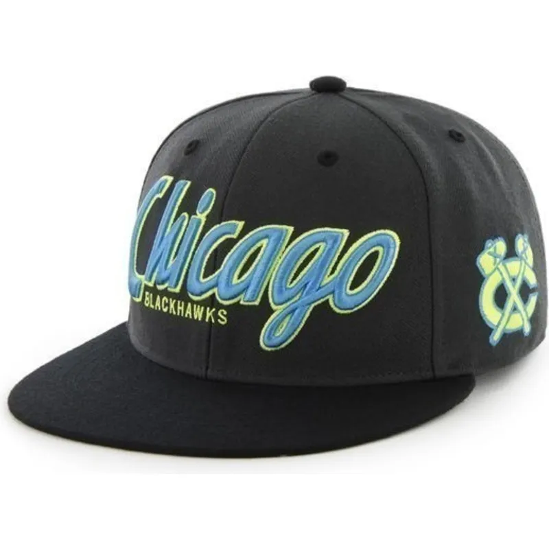 kepsar-plana-svart-snapback-de-letras-fran-chicago-blackhawks-nhl-av-47-brand