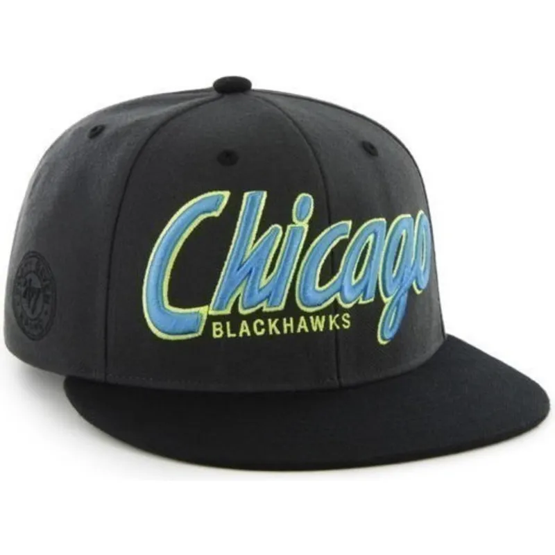 kepsar-plana-svart-snapback-de-letras-fran-chicago-blackhawks-nhl-av-47-brand