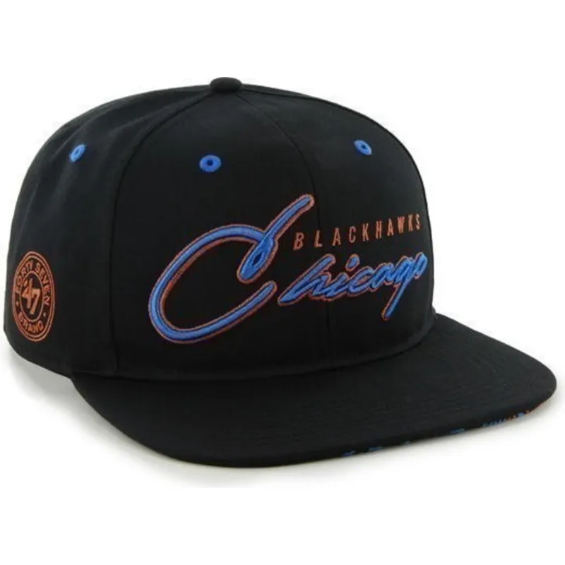 kepsar-plana-svart-snapback-de-letras-fran-chicago-blackhawks-nhl-av-47-brand kepsar-plana-svart-snapback-de-letras-fran-chicago-blackhawks-nhl-av-47-brand