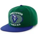 vancouver-canucks-nhl-gron-och-bla-snapback-flat-keps-fran-47-brand