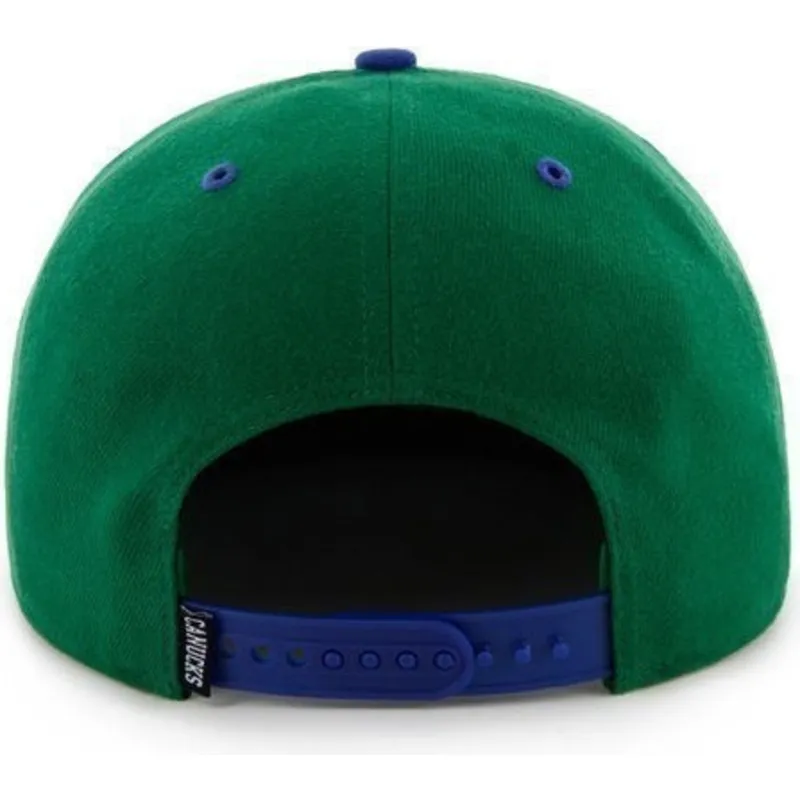 kepsar-plana-gron-snapback-fran-vancouver-canucks-nhl-av-47-brand