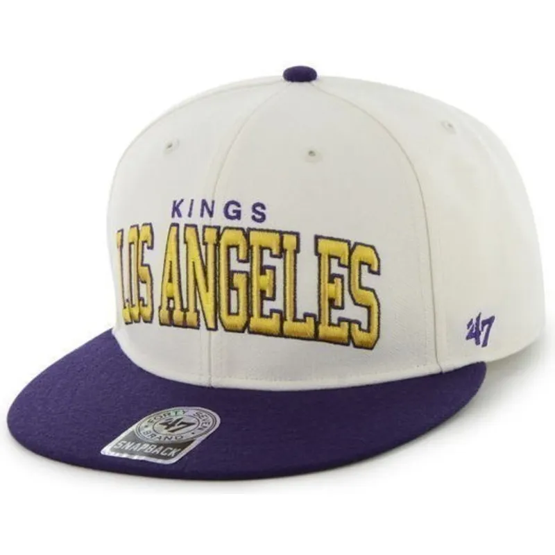 kepsar-plana-vit-snapback-fran-los-angeles-kings-nhl-av-47-brand kepsar-plana-vit-snapback-fran-los-angeles-kings-nhl-av-47-brand