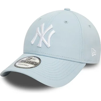 Justerbar ljusblå 9FORTY League Essential keps från New York Yankees MLB av New Era