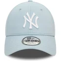 gorra-curva-azul-claro-ajustable-9forty-league-essential-de-new-york-yankees-mlb-de-new-era