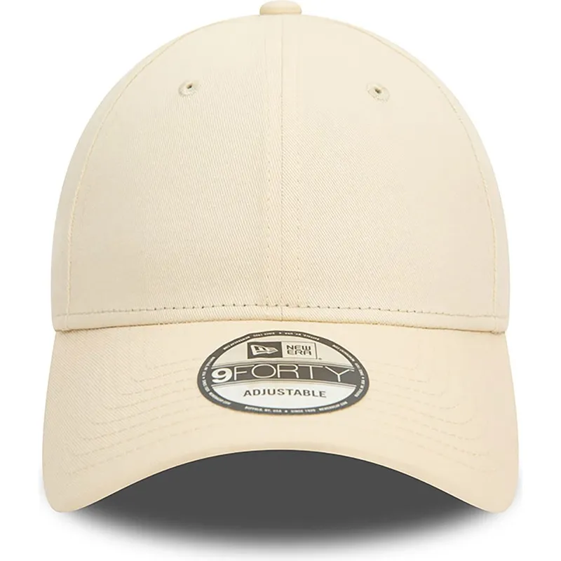 kepsar-curva-beige-justerbart-band-9forty-av-new-era