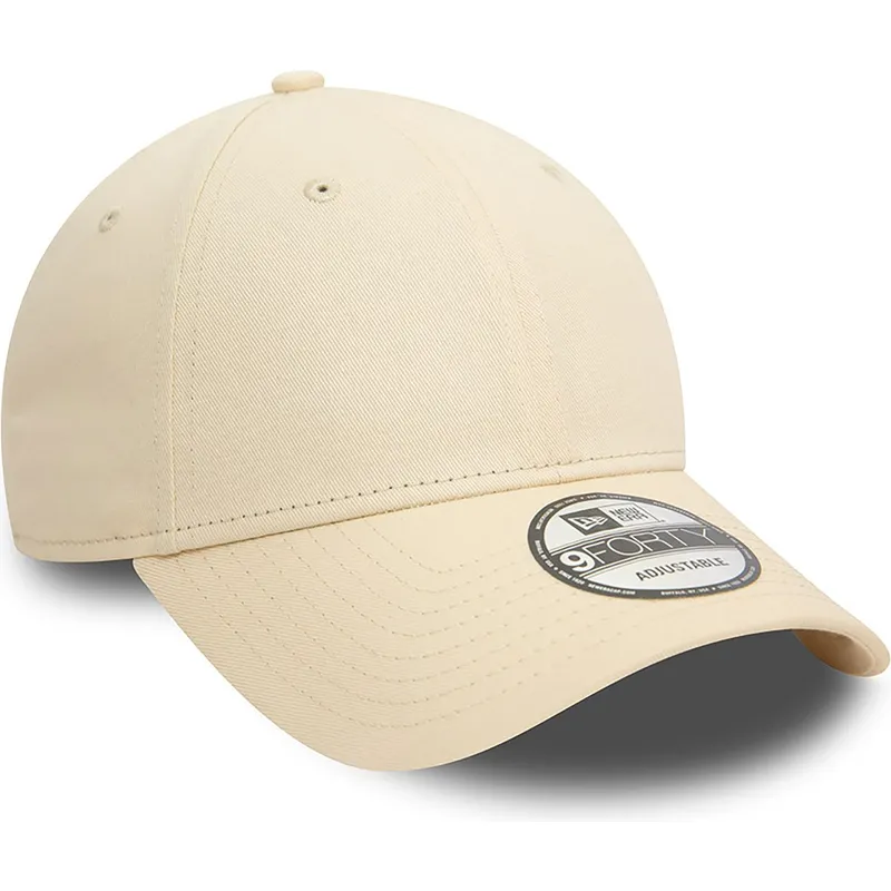 kepsar-curva-beige-justerbart-band-9forty-av-new-era