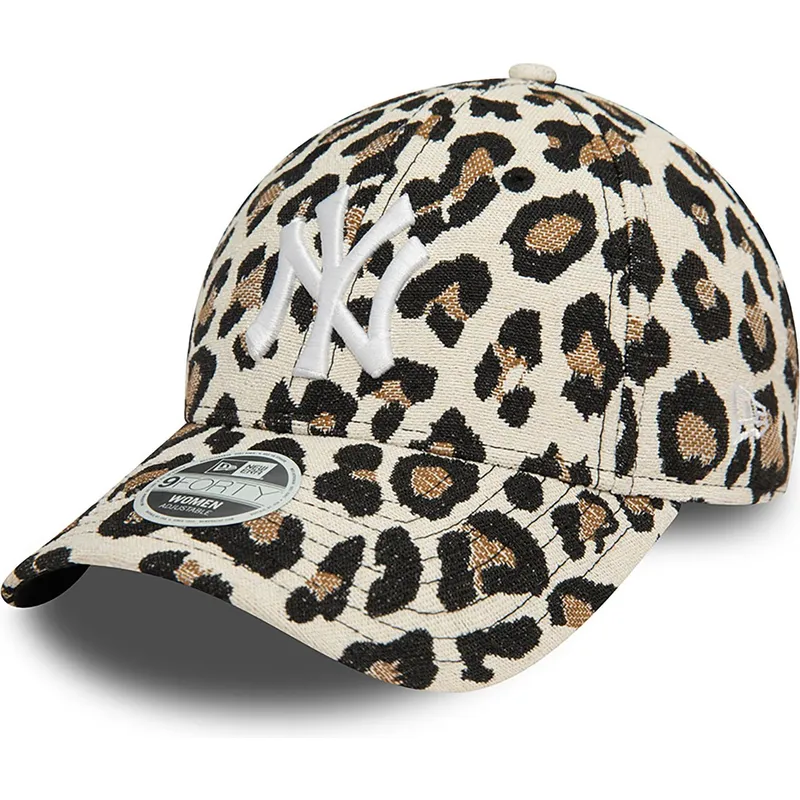 kepsar-curva-leopard-justerbart-band-9forty-fran-new-york-yankees-mlb-av-new-era