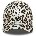 new-era-new-york-yankees-mlb-9forty-justerbar-leopardbojd-keps-for-kvinnor