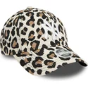 new-era-new-york-yankees-mlb-9forty-justerbar-leopardbojd-keps-for-kvinnor