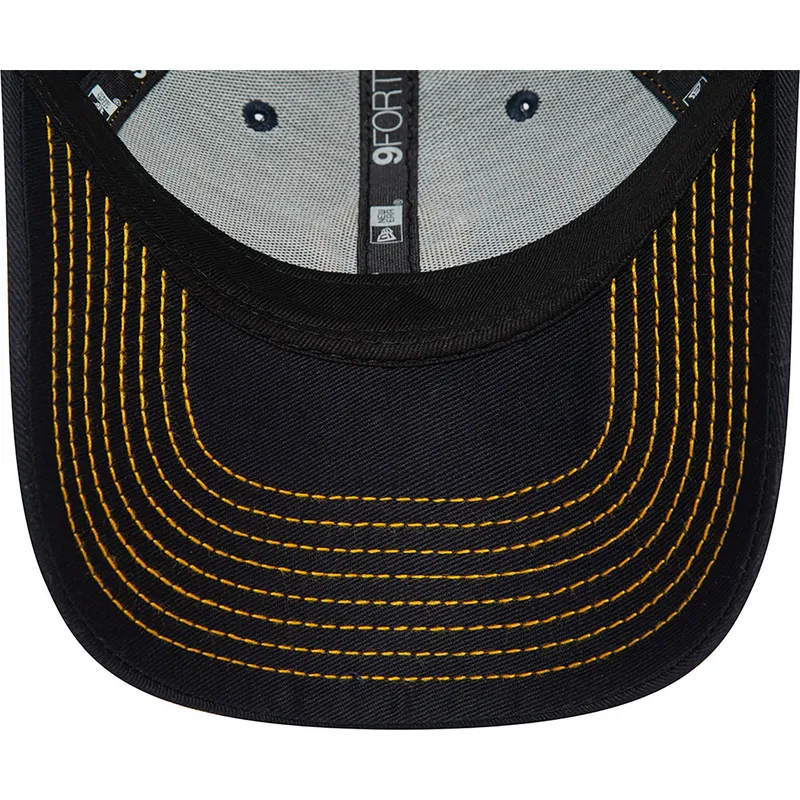 marinbla-bojd-justerbar-keps-med-orange-logotyp-for-barn-9forty-stitch-new-york-yankees-mlb-fran-new-era