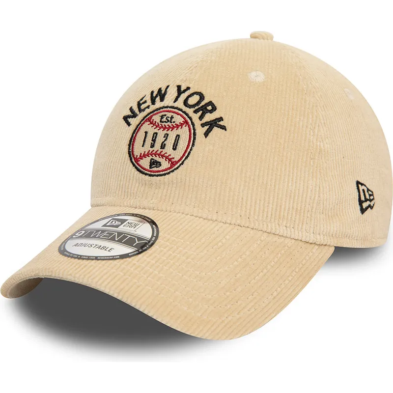 kepsar-curva-beige-justerbart-band-the-empire-state-9twenty-cord-fran-new-york-ciudades-y-playas-av-new-era