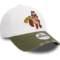 justerbar-vit-och-gron-bojd-keps-9twenty-washed-med-tasmanska-djavulen-looney-tunes-fran-new-era