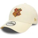 gorra-curva-beige-ajustable-9forty-de-hogwarts-harry-potter-de-new-era