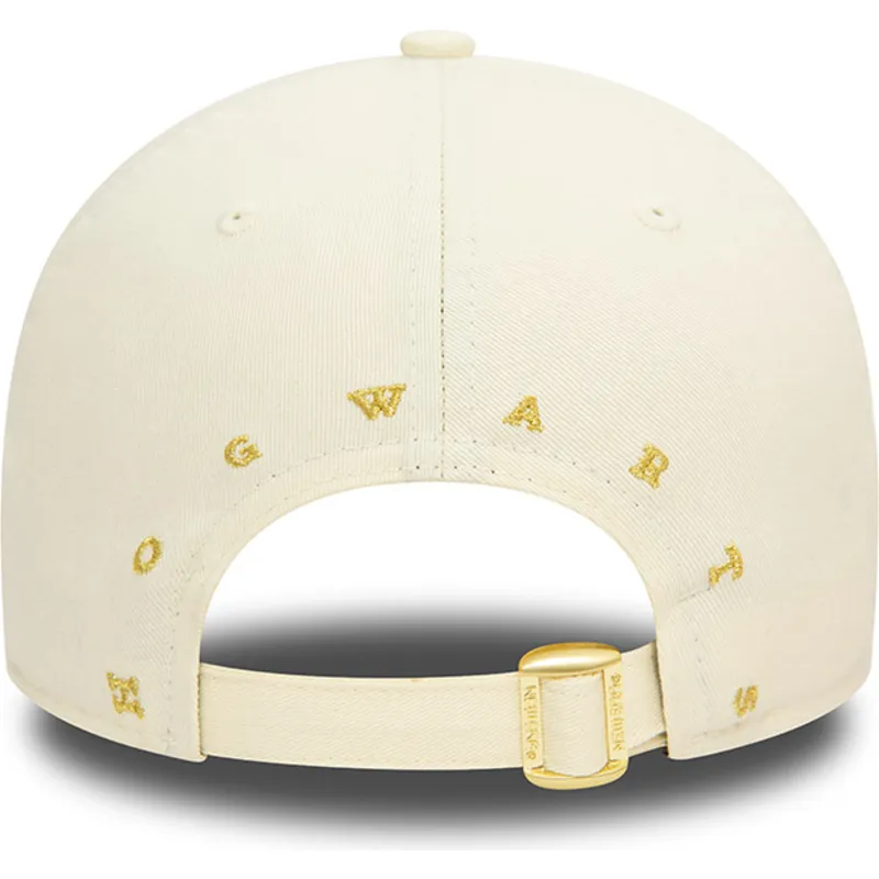 kepsar-curva-beige-justerbart-band-9forty-fran-hogwarts-harry-potter-av-new-era