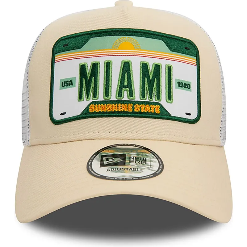 kepsar-curva-beige-snapback-a-frame-license-plate-fran-miami-ciudades-y-playas-av-new-era kepsar-curva-beige-snapback-a-frame-license-plate-fran-miami-ciudades-y-playas-av-new-era