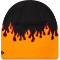 svart-och-orange-skull-knit-flame-mossa-fran-new-era