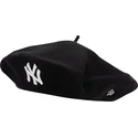 svart-basker-for-dam-wool-beret-new-york-yankees-mlb-fran-new-era