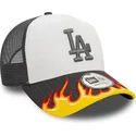 los-angeles-dodgers-mlb-vit-och-gra-a-frame-flame-truckerkeps-fran-new-era