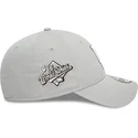 kepsar-curva-gra-justerbart-band-9forty-flower-icon-fran-los-angeles-dodgers-mlb-av-new-era