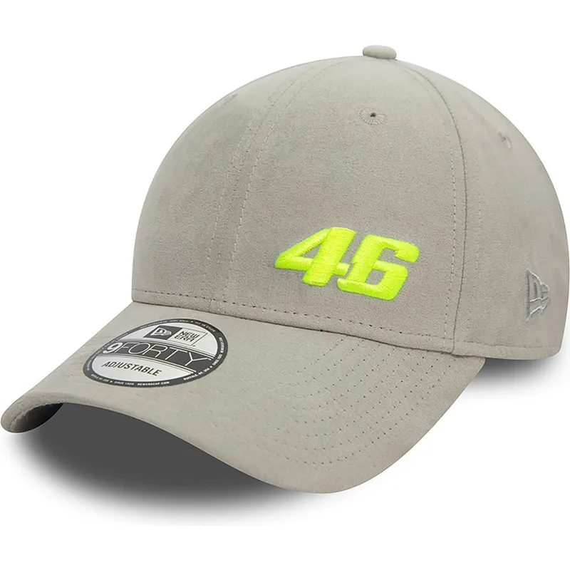 gra-justerbar-kurvad-keps-9forty-suede-valentino-rossi-vr46-motogp-fran-new-era