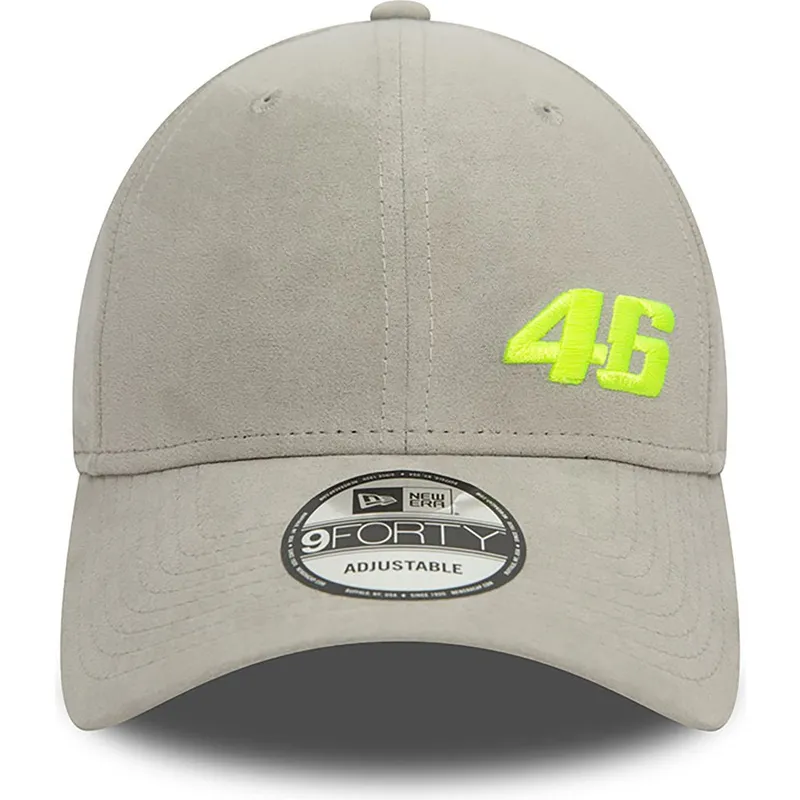 gra-justerbar-kurvad-keps-9forty-suede-valentino-rossi-vr46-motogp-fran-new-era