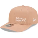 gorra-curva-beige-snapback-9fifty-seasonal-flower-de-red-bull-racing-formula-1-de-new-era