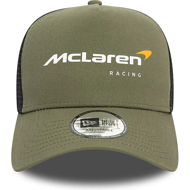 gron-och-svart-truckerkeps-a-frame-seasonal-fran-mclaren-racing-formula-1-av-new-era