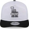 vit-och-svart-bojd-keps-snapback-golfer-chrome-logo-los-angeles-dodgers-mlb-fran-new-era