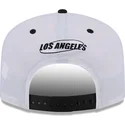 los-angeles-dodgers-mlb-new-era-vit-och-svart-snapback-golfer-bojd-keps-med-chrome-logo