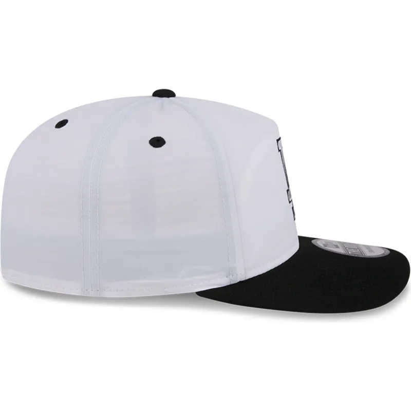 vit-och-svart-bojd-keps-snapback-golfer-chrome-logo-los-angeles-dodgers-mlb-fran-new-era