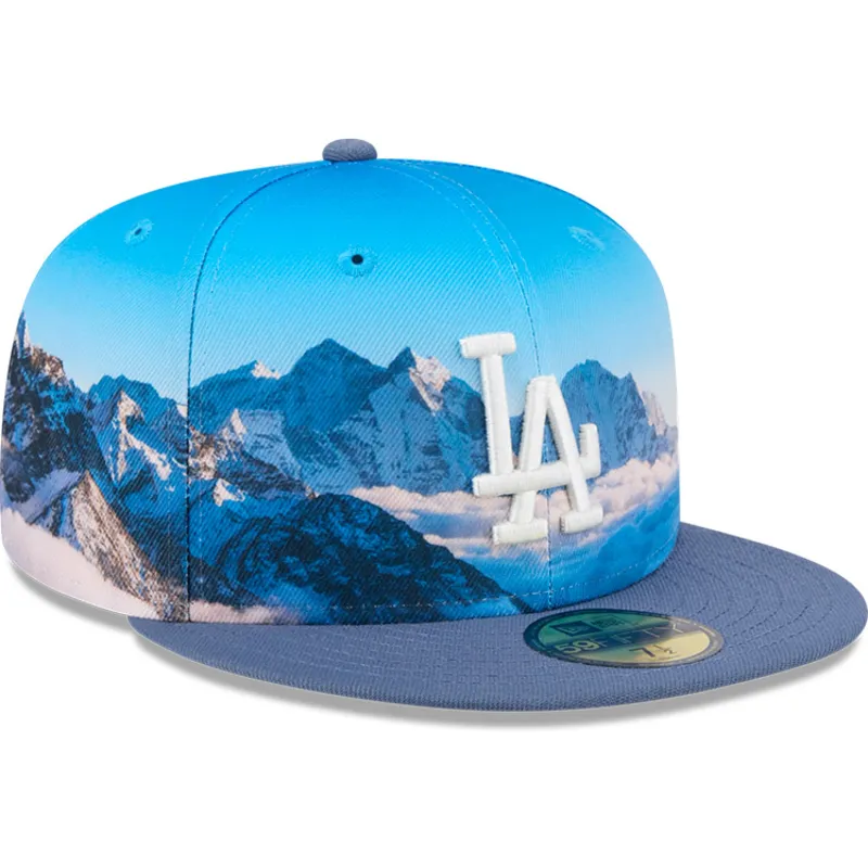 kepsar-plana-bla-justerad-59fifty-photoreal-fran-los-angeles-dodgers-mlb-av-new-era