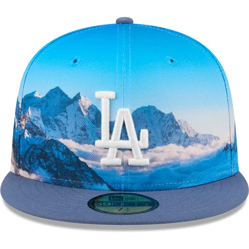 kepsar-plana-bla-justerad-59fifty-photoreal-fran-los-angeles-dodgers-mlb-av-new-era