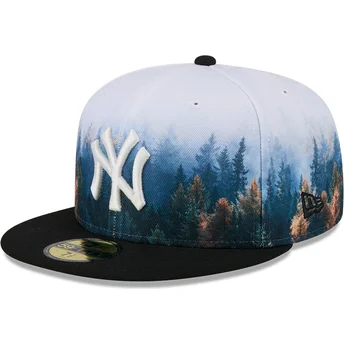 Svart justerbar 59FIFTY Photoreal platt keps från New York Yankees MLB av New Era