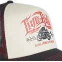 beige-och-svart-truckerkeps-moto-gp3-motogp-fran-von-dutch