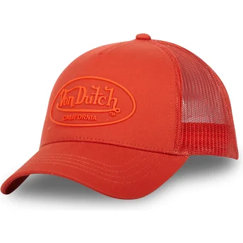 Von Dutch Orange Truckerkeps LOG06
