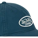 gorra-curva-azul-ajustable-log-mid-de-von-dutch