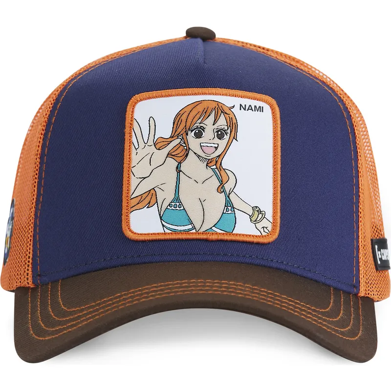 truckerkeps-marinbla-och-orange-nami-op4-nam-one-piece-fran-capslab