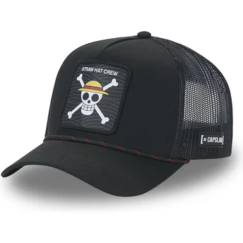 Svart truckerkeps Straw Hat Pirates OP4 SKU One Piece från Capslab