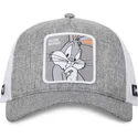 capslab-looney-tunes-loo10-bug-bugs-bunny-gra-och-vit-truckerkeps