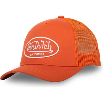 Justerbar orange truckerkeps LOF B12 från Von Dutch