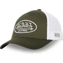 gorra-trucker-verde-y-blanca-ajustable-lof-b16-de-von-dutch