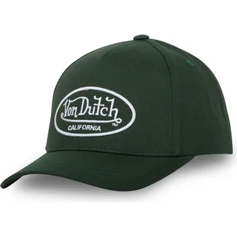 Justerbar grön böjd keps LOF C08 från Von Dutch