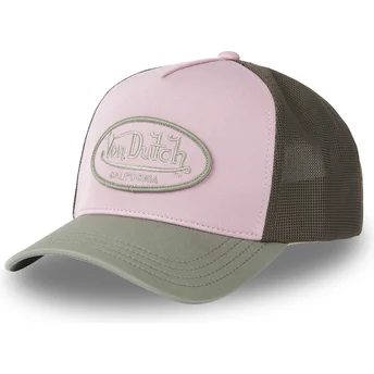 Kepsar böjd flerfärgad snapback rosa KAPI av Von Dutch