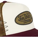 von-dutch-mubu-beige-brun-och-rod-truckerkeps