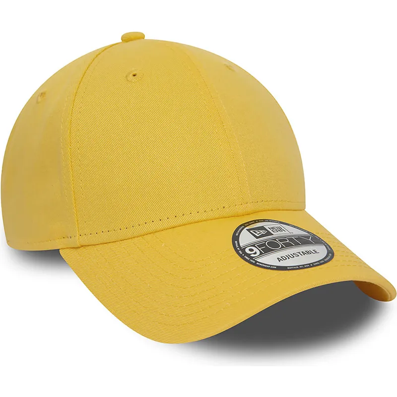 kepsar-curva-gul-justerbart-band-9forty-av-new-era